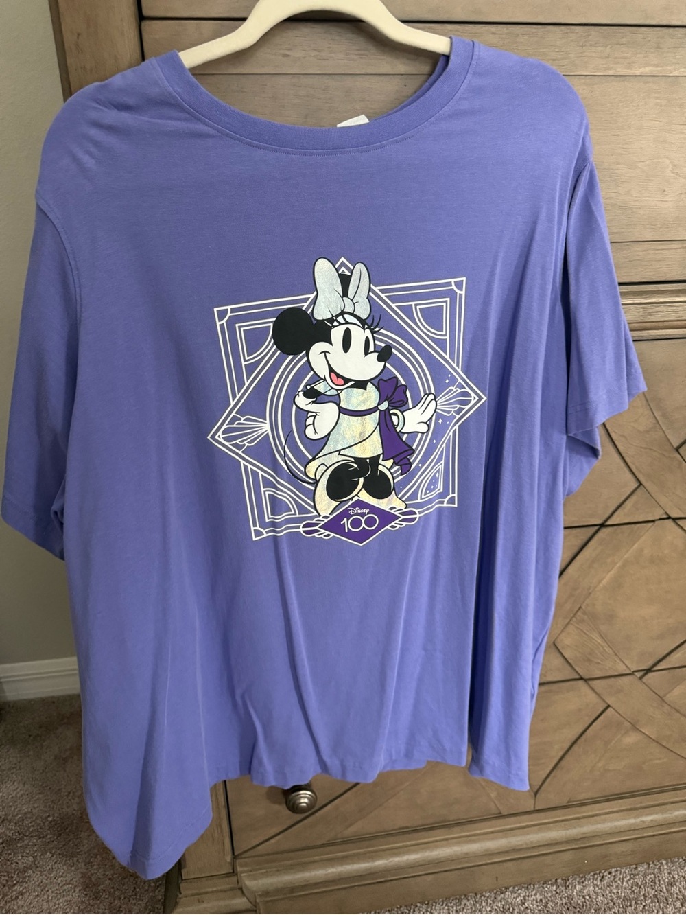 Disney Purple Minnie Mouse 100th Anniversary Graphic Tee